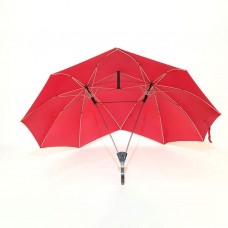 2-Pole Semi-Automatic Couple Umbrella